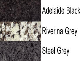 Granite Colours - Click to enlarge